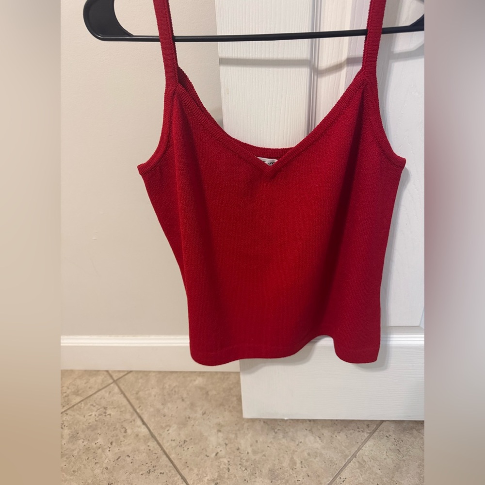 St. John Vibrant Red Camisole Top